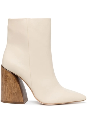 Cult Gaia Christie block-heel boots - White