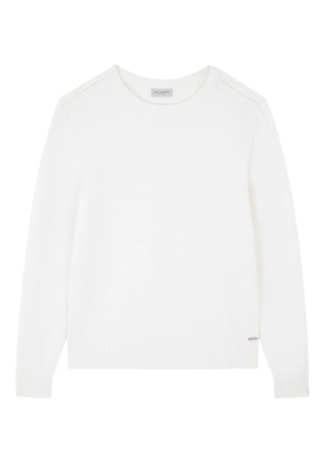 Paul & Shark crew-neck merino wool sweater - White