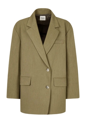 STUDIO TOMBOY single-breasted pocket blazer - Green