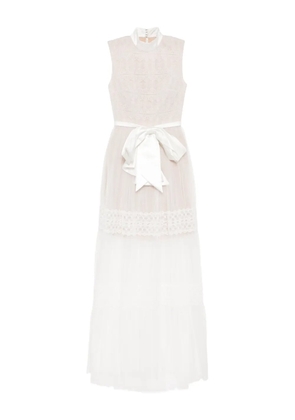 Saiid Kobeisy lace dress - Neutrals