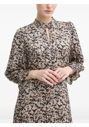 Bruuns Bazaar floral-print midi dress - Neutrals