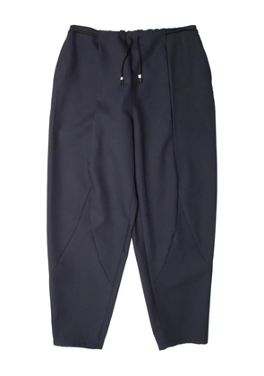 Yoshiokubo drawstring tapered trousers - Black