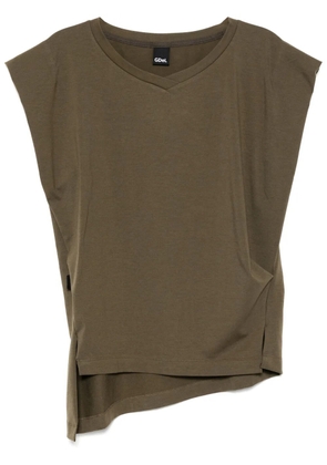 GDeL by gaze de lin V-neck sleeveless T-shirt - Green