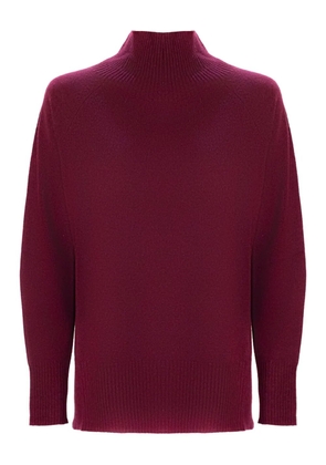 Kangra high-neck sweater - Red