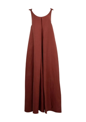 Gabriela Hearst bow-embellishment maxi dress - Brown