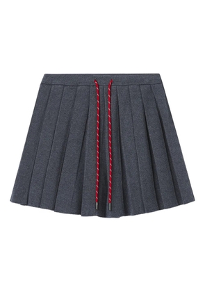b+ab pleated mini skirt - Grey
