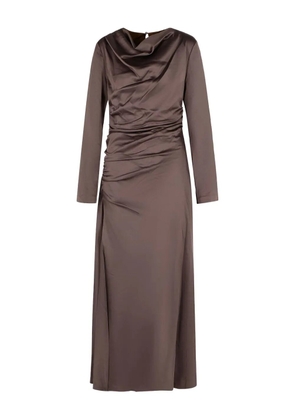 Simkhai cowl-neck draped dress - Brown