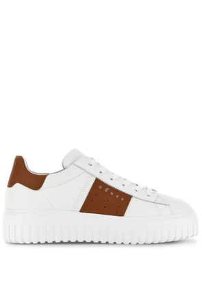 Hogan H-Stripes leather sneakers - White