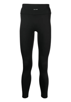 TEAM WANG design logo-print leggings - Black