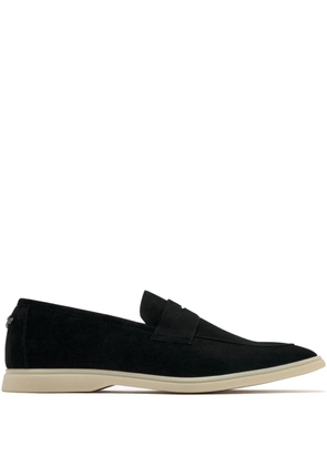 Bougeotte suede penny loafers - Black