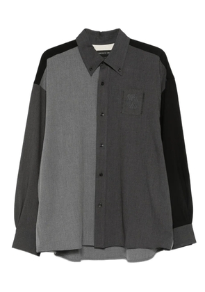 FEDERICO CINA patchwork shirt - Grey