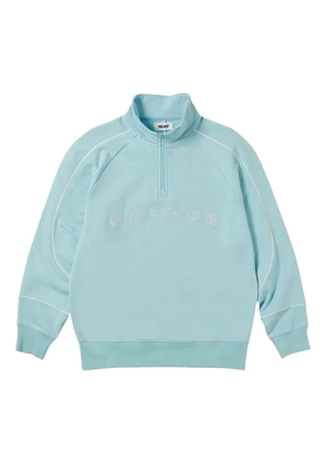 Palace piped zip-up sweatshirt - Blue