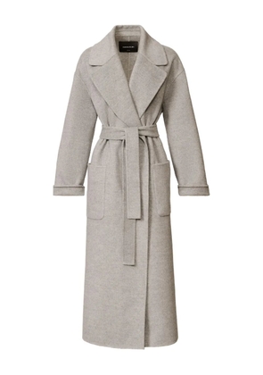 Fabiana Filippi belted patch-pocket coat - Grey
