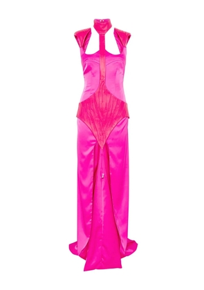 MITILIANE COUTURE detachable-panel maxi dress - Pink