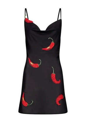 Leslie Amon Galli mini dress - Black