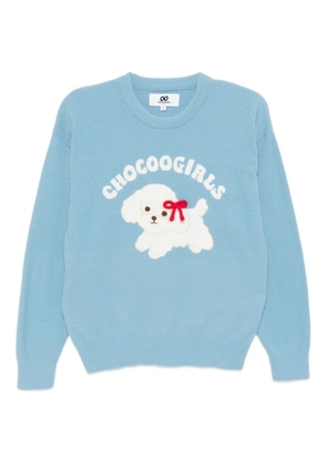 CHOCOOLATE logo-printed sweatshirt - Blue
