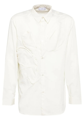 Post Archive Faction paneled-design shirt - Neutrals