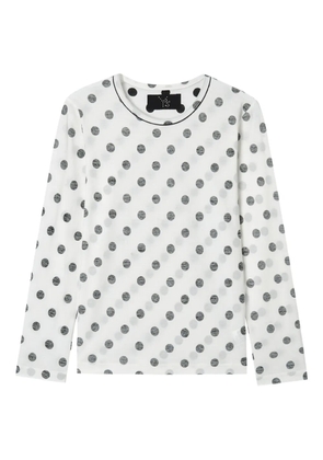 Y's polka-dot top - White