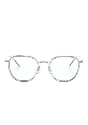 Oliver Peoples TK-9 square-frame glasses - Silver