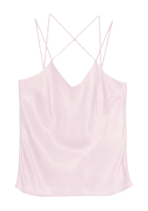 TWINSET crossover-strap tank top - Pink