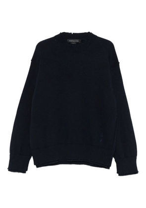 FEDERICO CINA drop-shoulder sweater - Blue