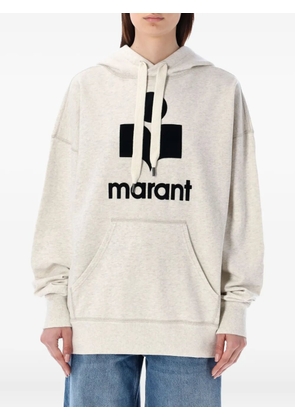 MARANT ÉTOILE logo-detailed hoodie - Neutrals