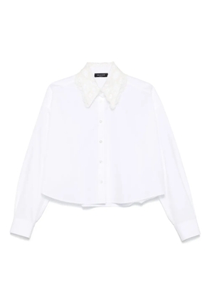 Fabiana Filippi embellished-collar shirt - White