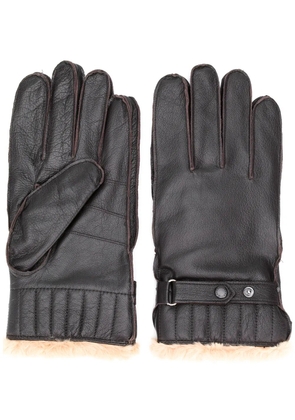 Barbour faux fur lined gloves - Brown