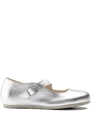 Birkenstock Tracy metallic ballet flats - Silver