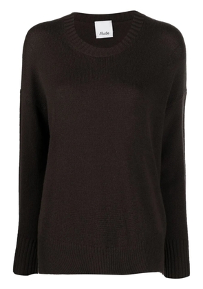Allude drop-shoulder cashmere jumper - Brown