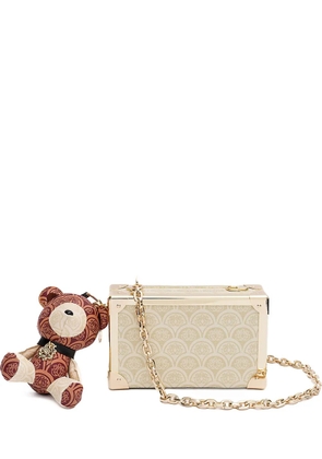 Isla Trunk Sirena Monogram shoulder bag - Neutrals