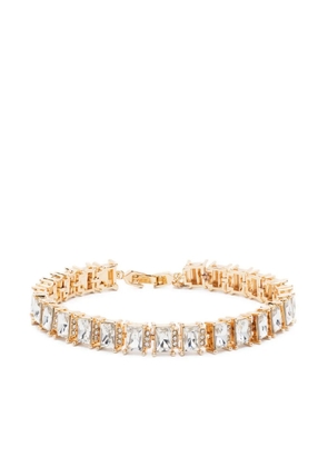 Kenneth Jay Lane crystal-embellished baguette bracelet - Gold