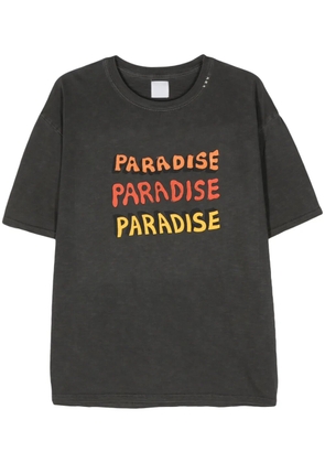 Alchemist slogan-print cotton T-shirt - Grey