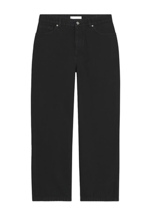 Maison Kitsuné belt-loops denim trousers - Black