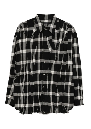 SONGZIO plaid shirt - Black