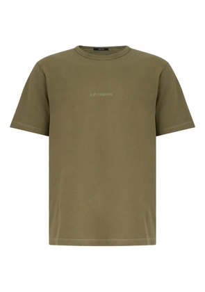C.P. Company logo-embroidered jersey t-shirt - Green