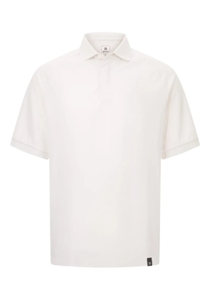 Boggi Milano piqué polo shirt - White