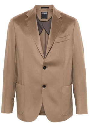 Zegna Oasi Cashmere blazer - Brown