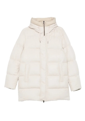 Herno hooded quilted coat - Neutrals