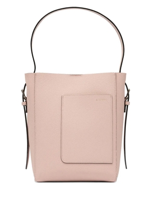 Valextra bucket-style leather tote bag - Neutrals