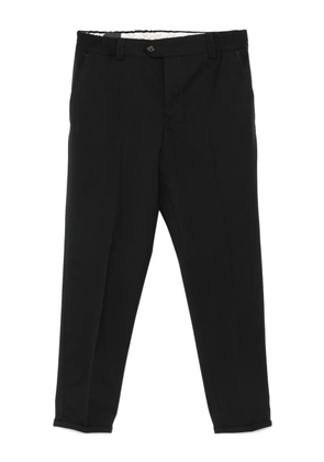 PT Torino elastic-waistband wool trousers - Black
