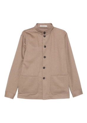 Tagliatore patch-pocket button-front jacket - Neutrals