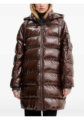 PINKO Burro padded coat - Brown