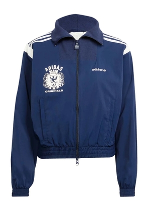 adidas logo-print track top - Blue