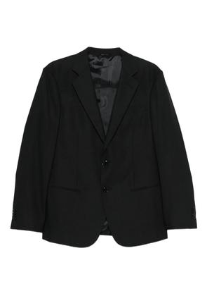 Giorgio Armani wool single-breasted blazer - Black