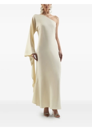 Taller Marmo Balear one-shoulder draped maxi dress - White