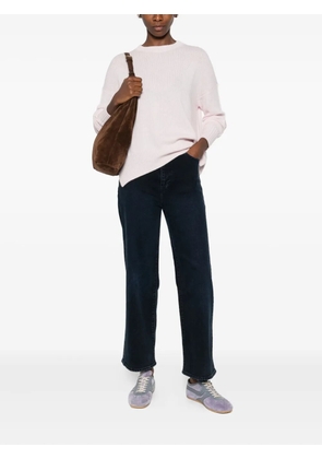 Allude crewneck long-sleeve sweater - Pink