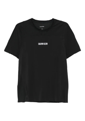 Calvin Klein mesh-panel T-shirt - Black