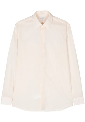 Caruso poplin tencel shirt - Neutrals