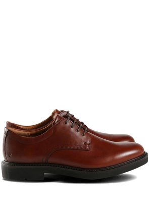 ECCO leather derby shoes - Brown